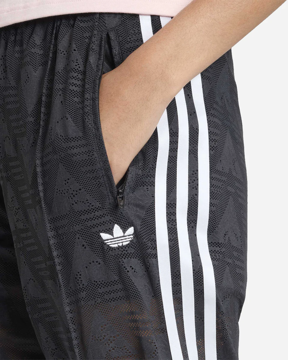 Firebird Lace Track Pants Black - Image 3