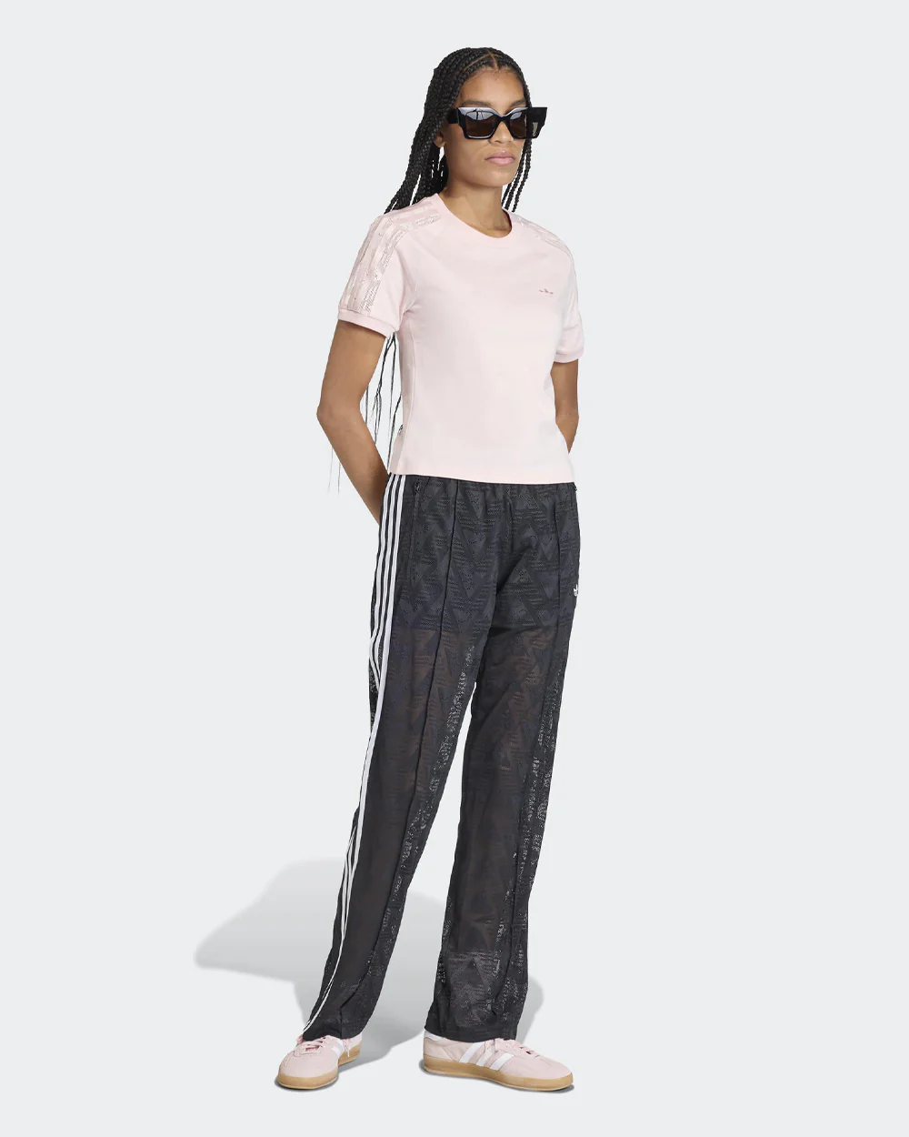 Firebird Lace Track Pants Black - Image 5