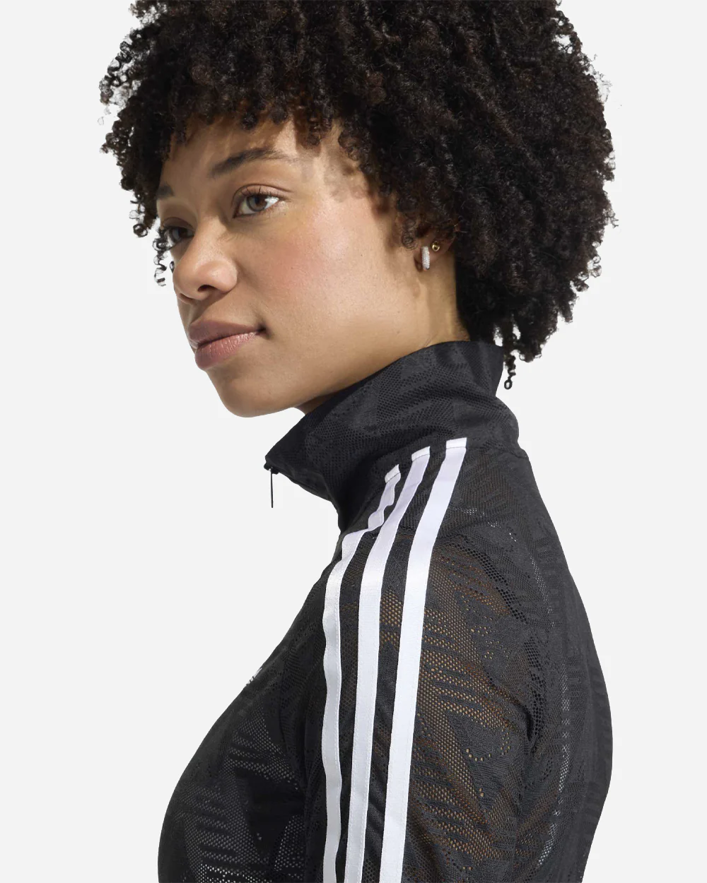 Firebird Lace Track Top Black - Image 5