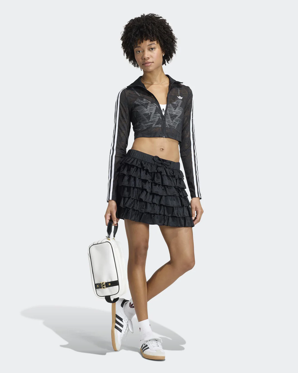 Firebird Lace Track Top Black - Image 6