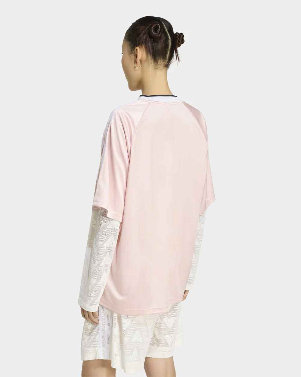 Lace Long Sleeve Jersey Sand Pink - Image 4
