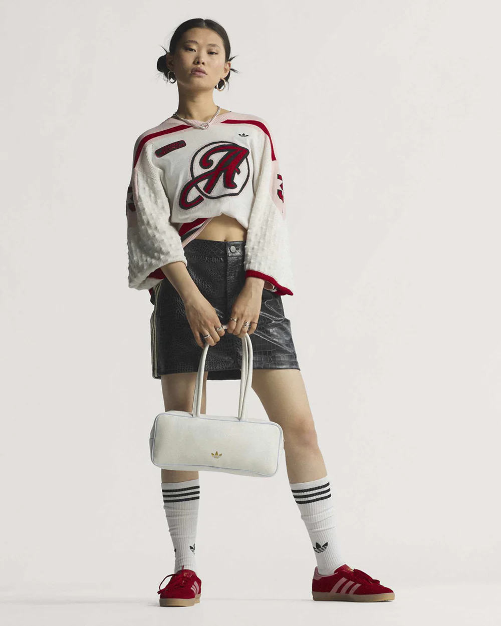 Pleather Mini Skirt Black - Image 4