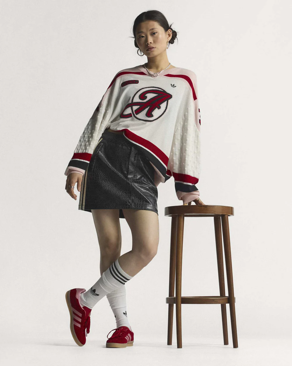 Pleather Mini Skirt Black - Image 8