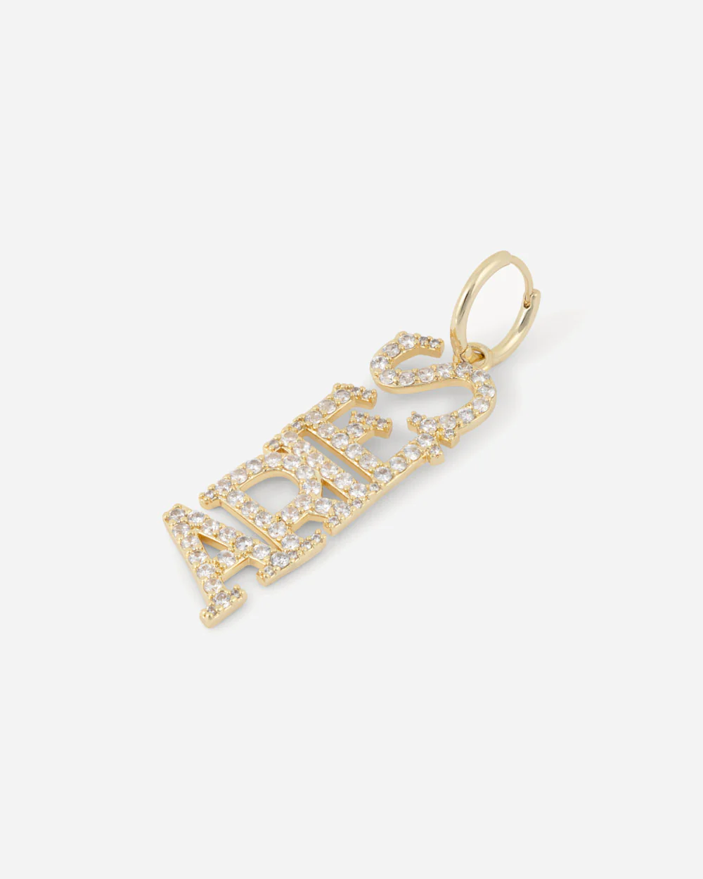J'adoro Aries Paved Earrings Gold - Image 3