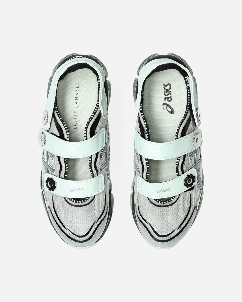 Cecilie Bahnsen x GEL-Quantum 360 VIII Silver/Cleary Aqua - Image 5