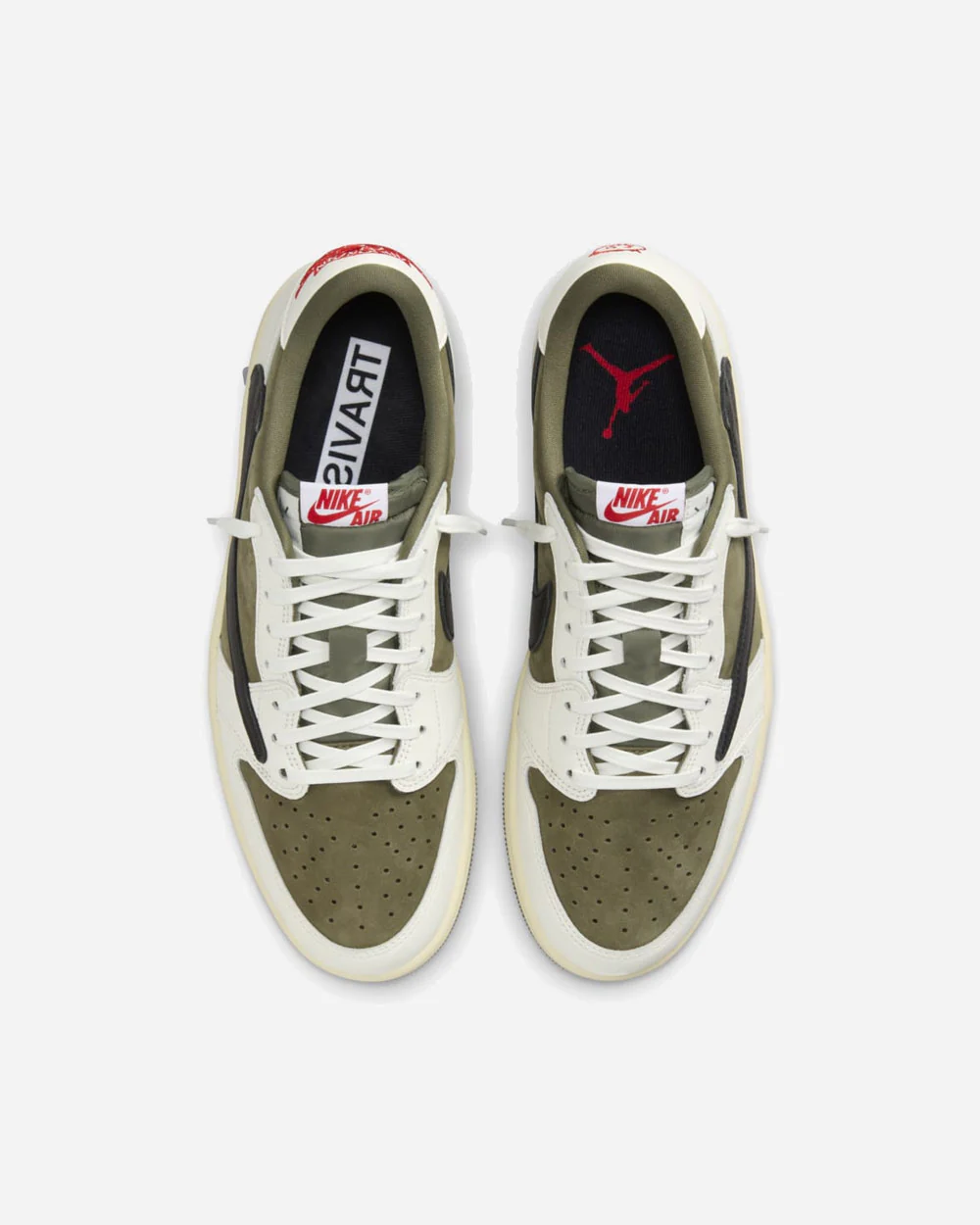 Travis Scott x Air Jordan 1 Low OG Medium Olive - Image 4