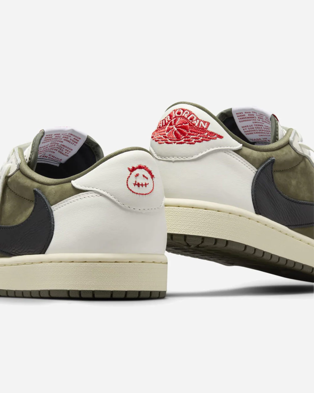 Travis Scott x Air Jordan 1 Low OG Medium Olive - Image 6