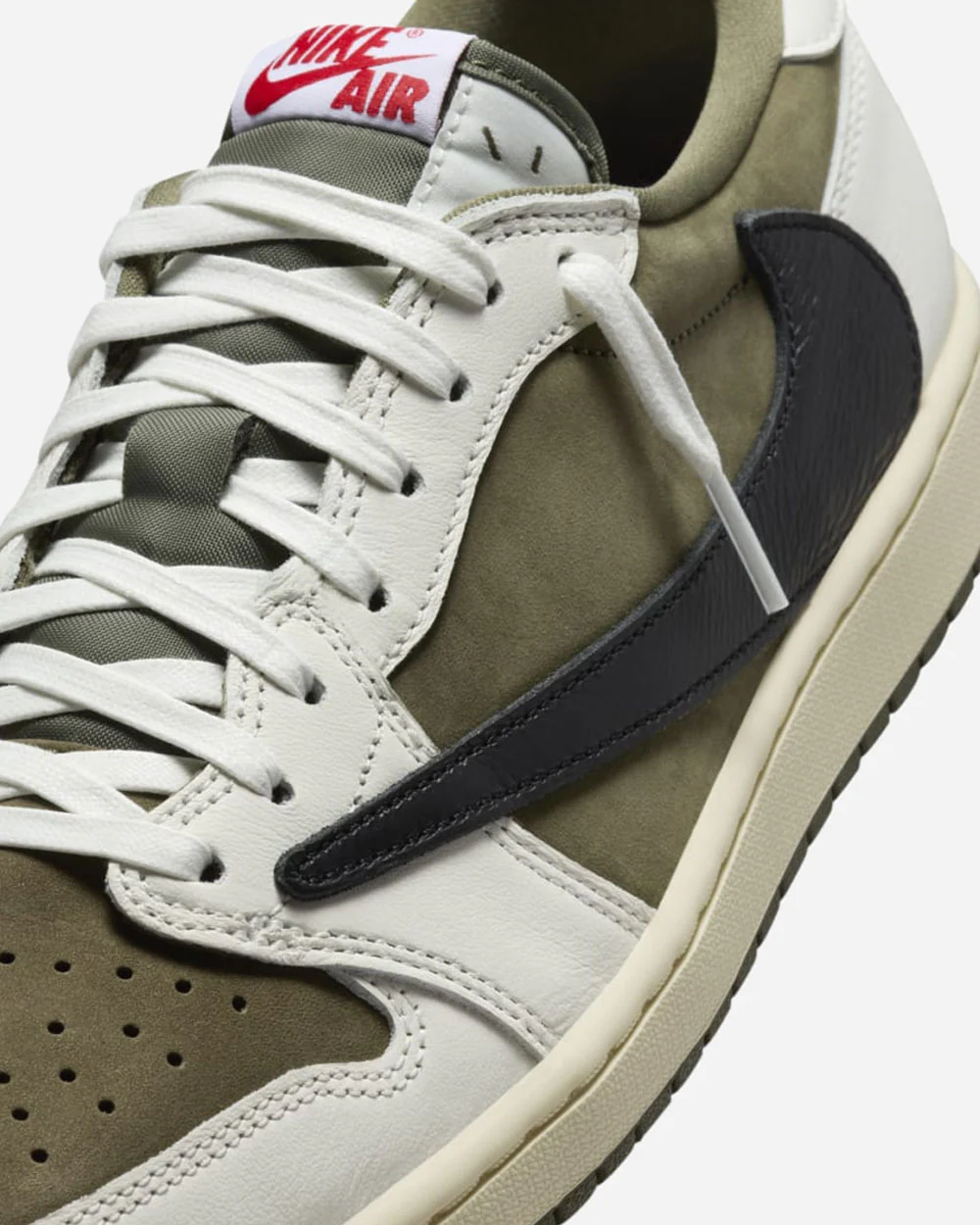 Travis Scott x Air Jordan 1 Low OG Medium Olive - Image 7